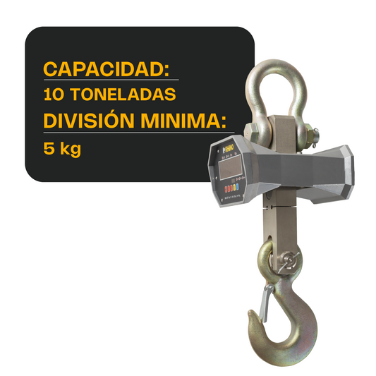 BASCULA COLGANTE 10 TON BAC-10T