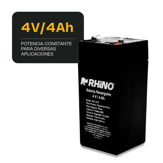 BATERIA RECARGABLE 4V